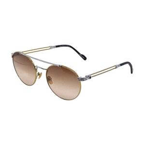 Gold and Silver Aviator Sunglasses